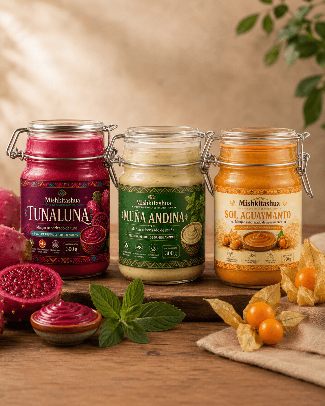 Manjares Mishkitashua elaborados con ingredientes de los Andes